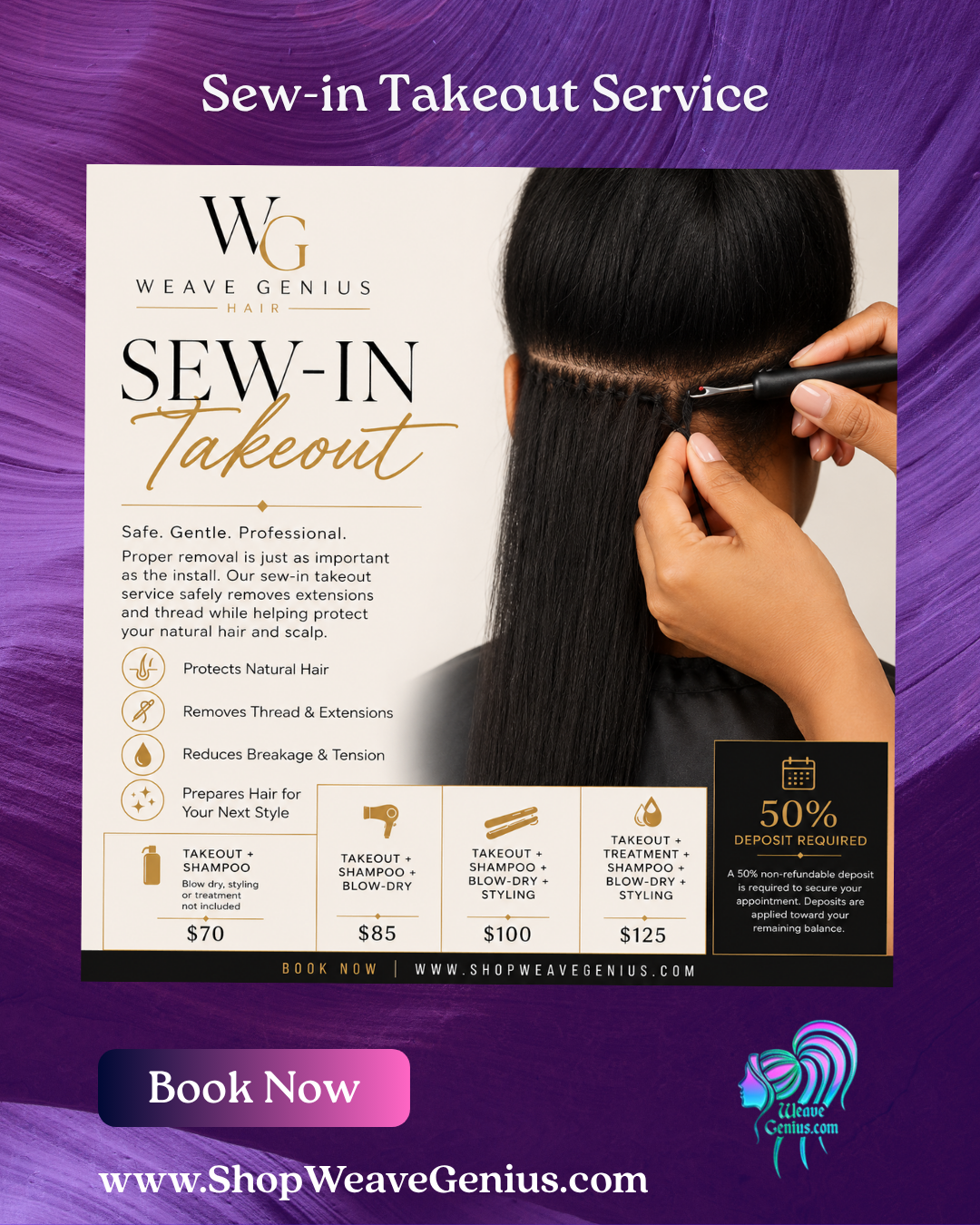 Sew-in Takeout
