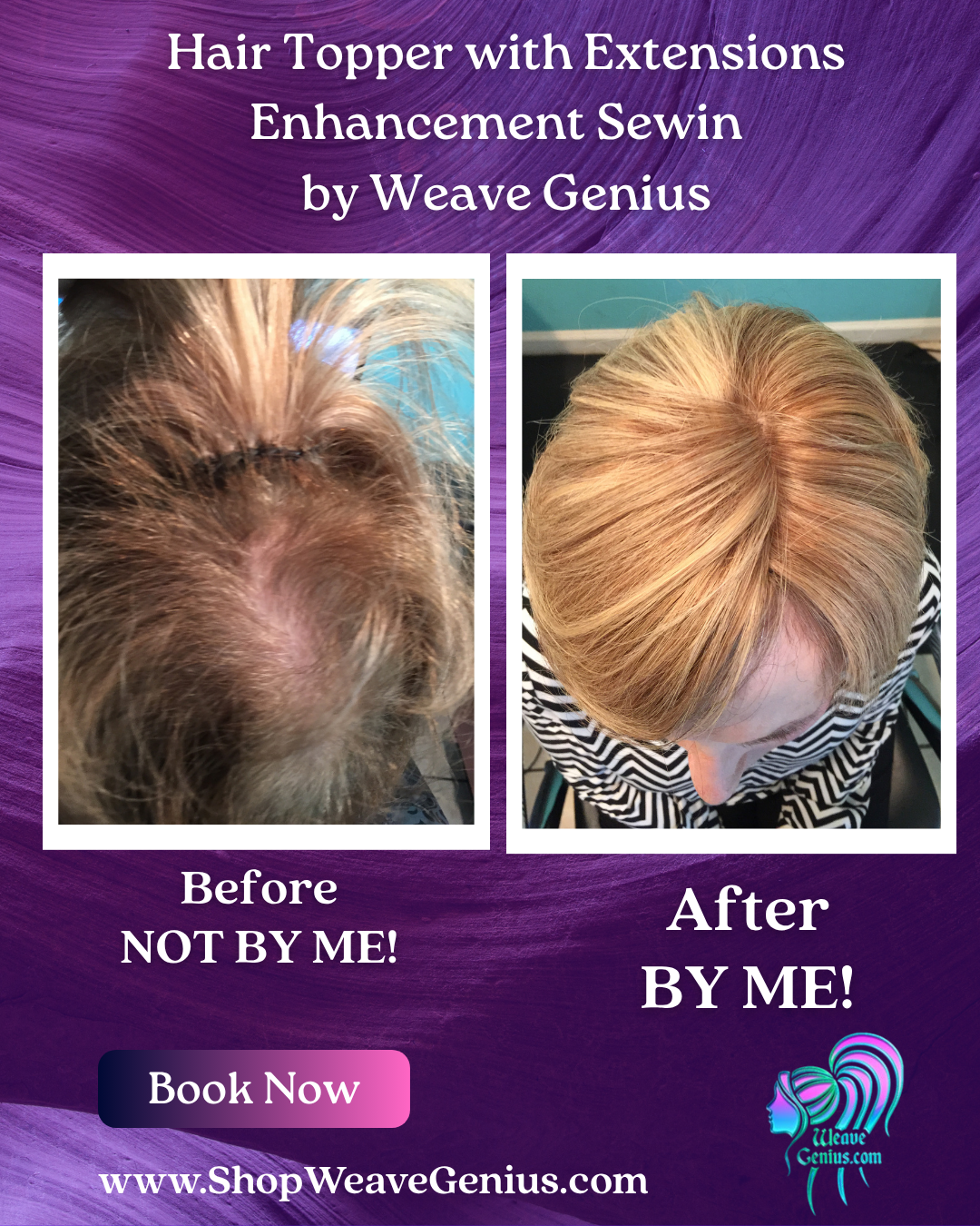 Hair Topper Sew-in or Clip-In Install | Jacksonville FL