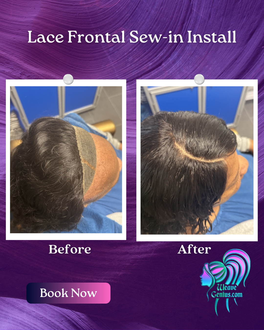 Lace Frontal Sew-in Install | Jacksonville Fl