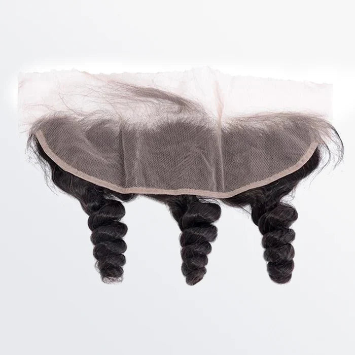 Loose Wave Brazilian 100% Virgin 13x4 Lace Frontal