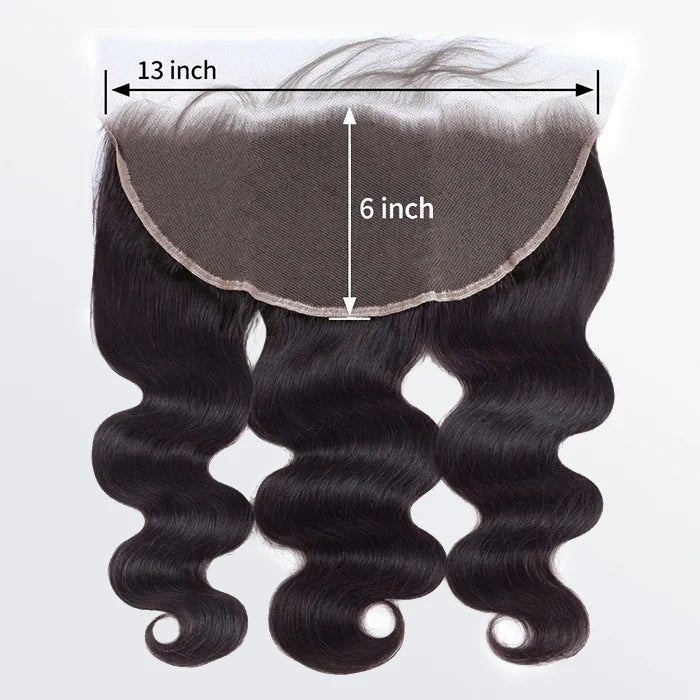 Body Wave Brazilian 100% Virgin 13x6 Lace Frontal