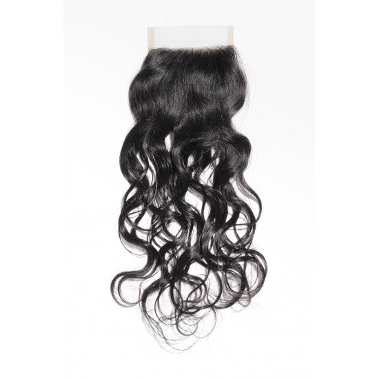 Italian Wave Brazilian 100% Virgin Hair Bundles 4x4 Lace Closure