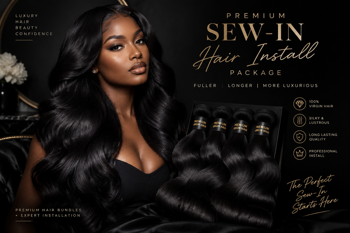 Weave Genius Hair Extensions & Sew-in Installation Gallery