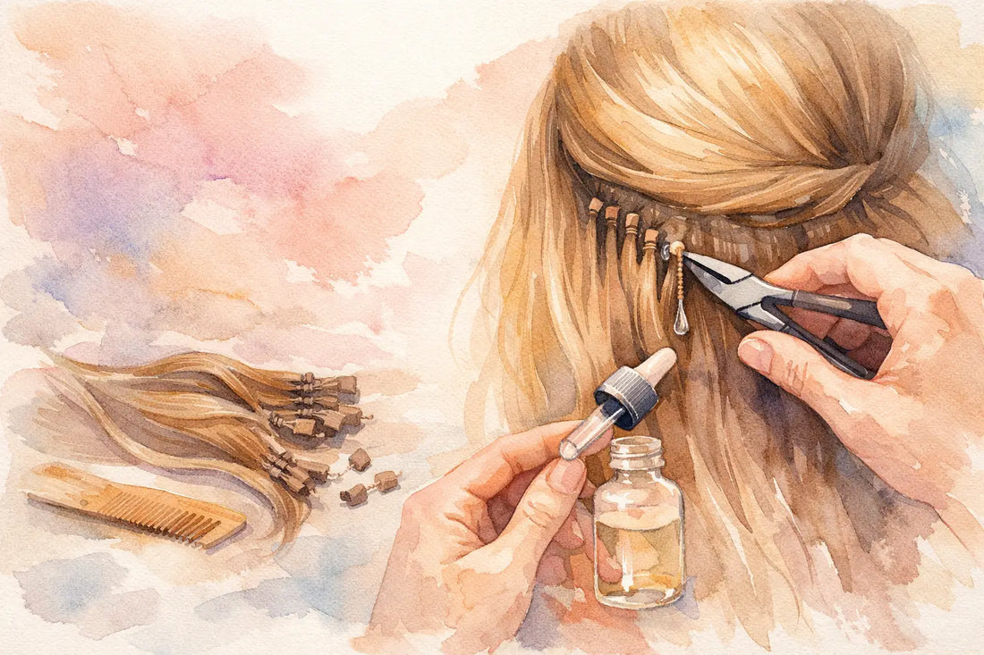 How to Remove K Tip Hair Extensions Safely