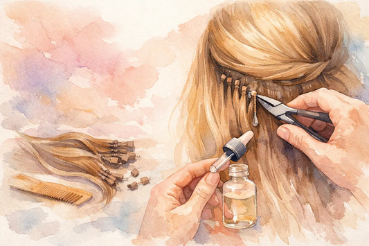 How to Remove K Tip Hair Extensions Safely