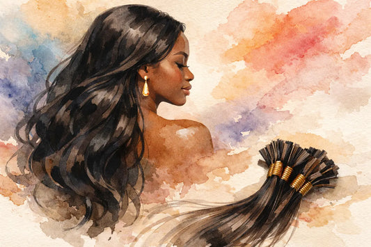 K Tip Hair Extensions for Black Women