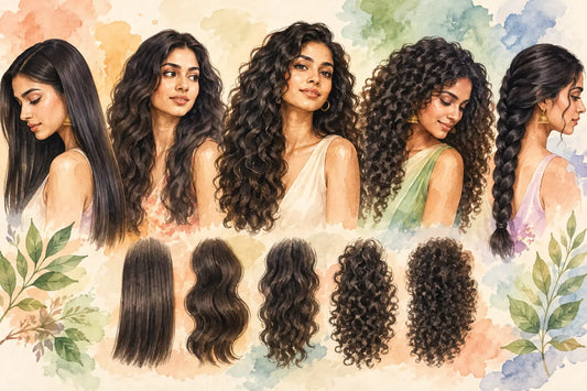 A Guide to Indian Hair Textures for Extensions