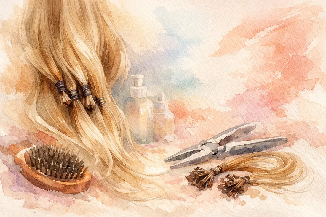 How to Care for K Tip Hair Extensions