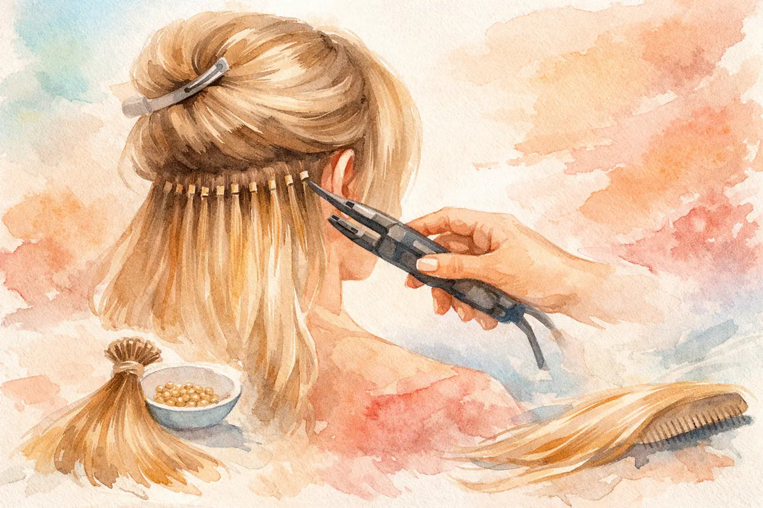 How to Install K Tip Hair Extensions