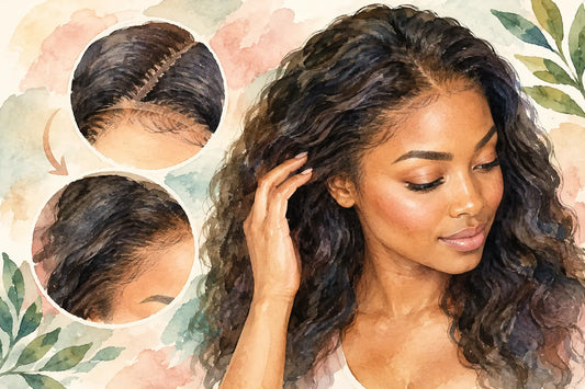 How to Blend Closures for a Natural Hairline
