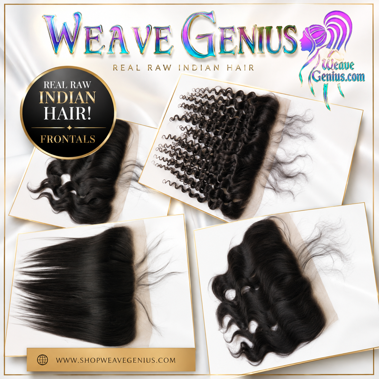 13×4 HD Lace Frontals | 12 Textures & 28 Colors