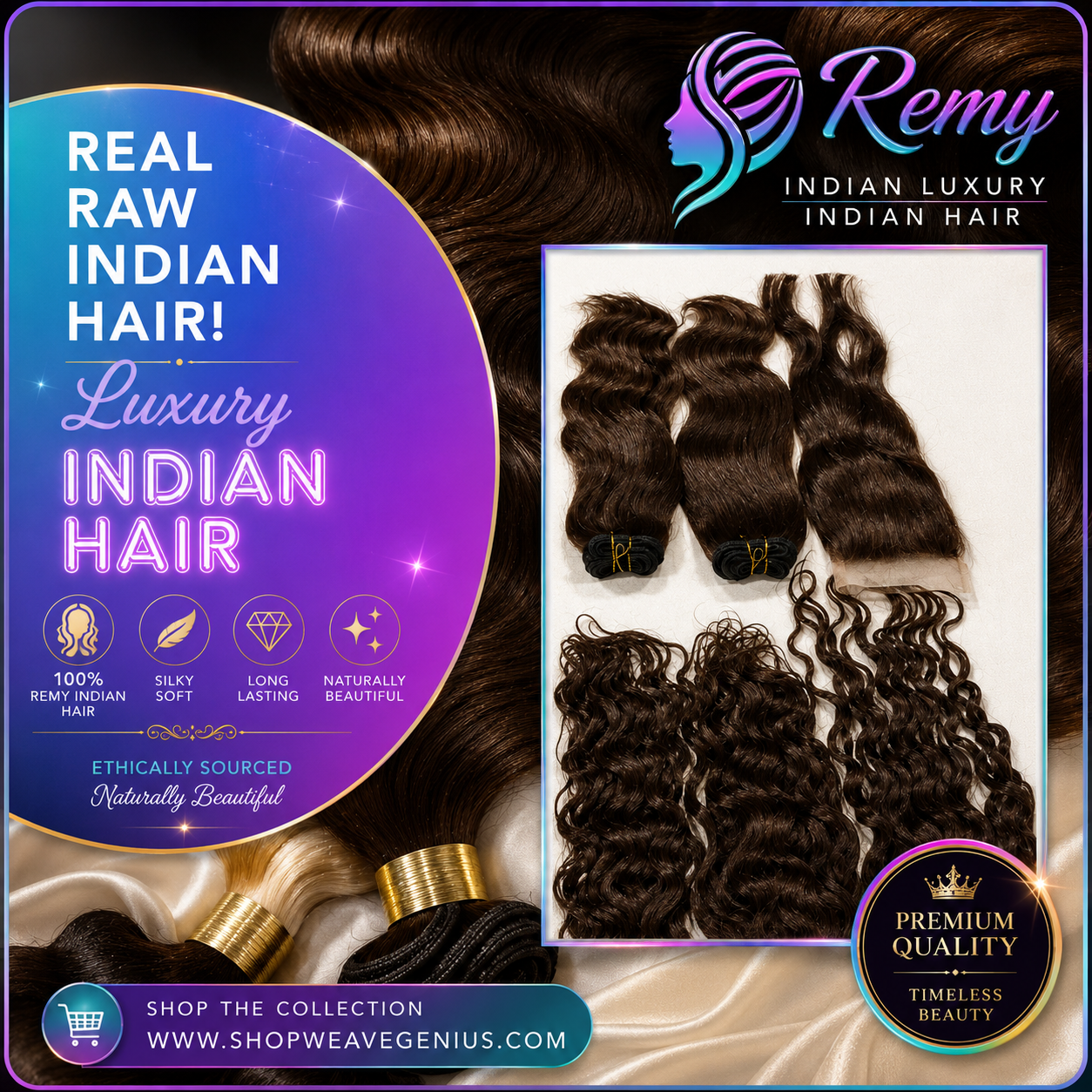 Luxury Raw Indian Hair Collection