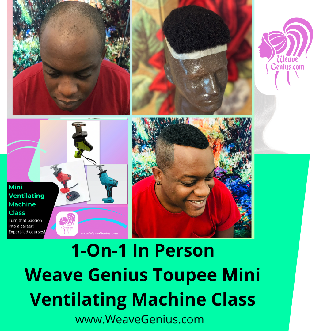 1-On-1 Weave Genius Mini Ventilating™ Master Machine Class | Create Custom Toupee