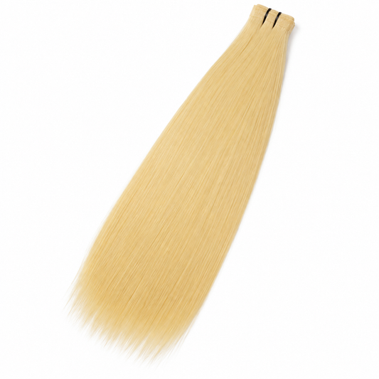 Straight Light Blonde #613 Brazilian 100% Virgin Hair Bundles 12-30''