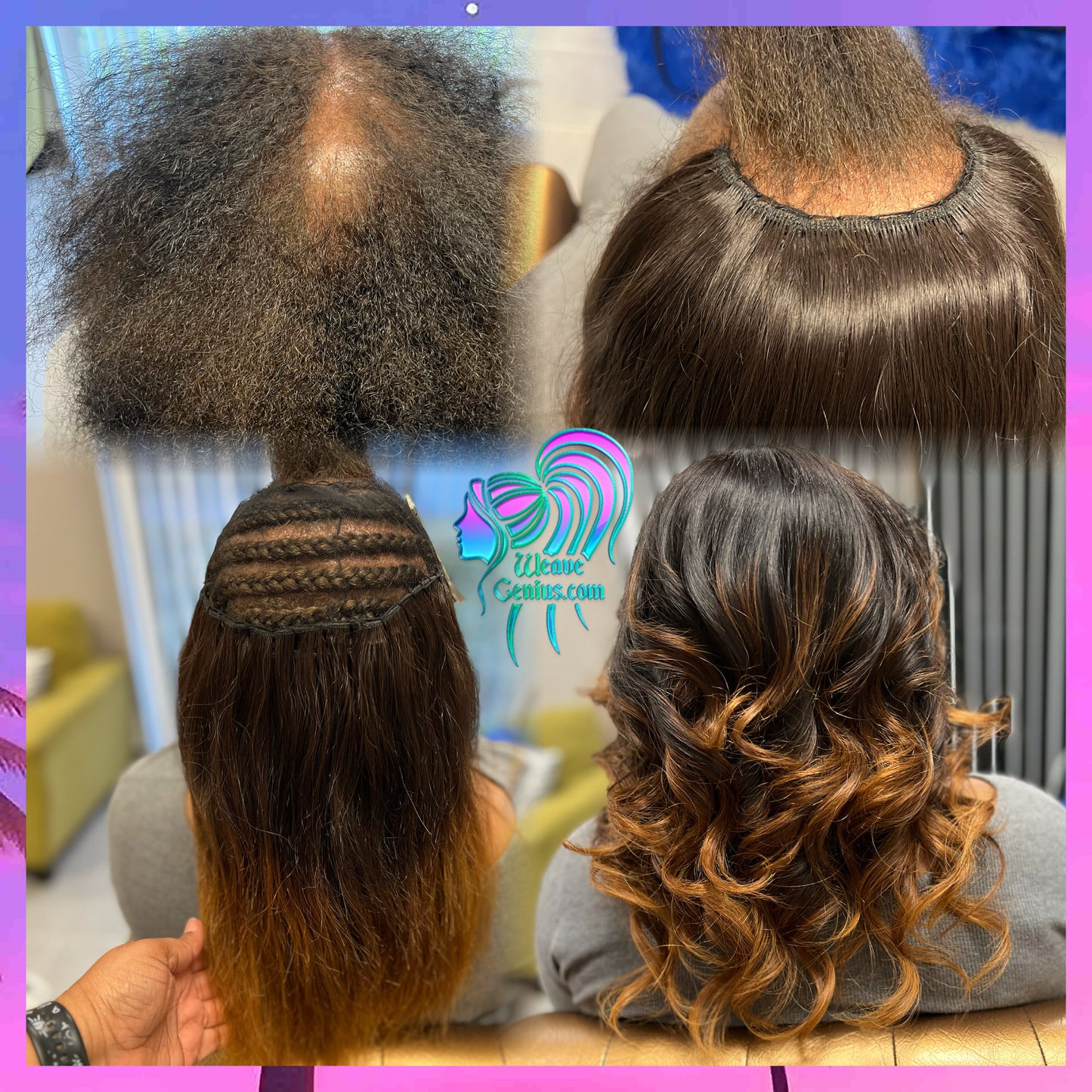 Traditional Sew-in / Half Up Half Down Sew-in | Jacksonville Fl