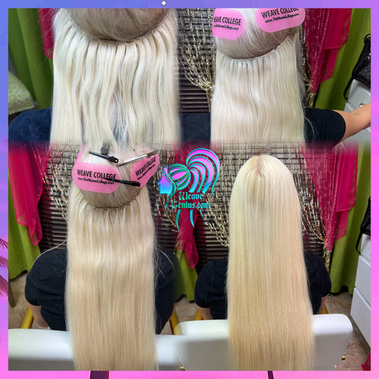 Micro-link Beaded Braidless Sew-In Hair Extension Install | Stuart FL