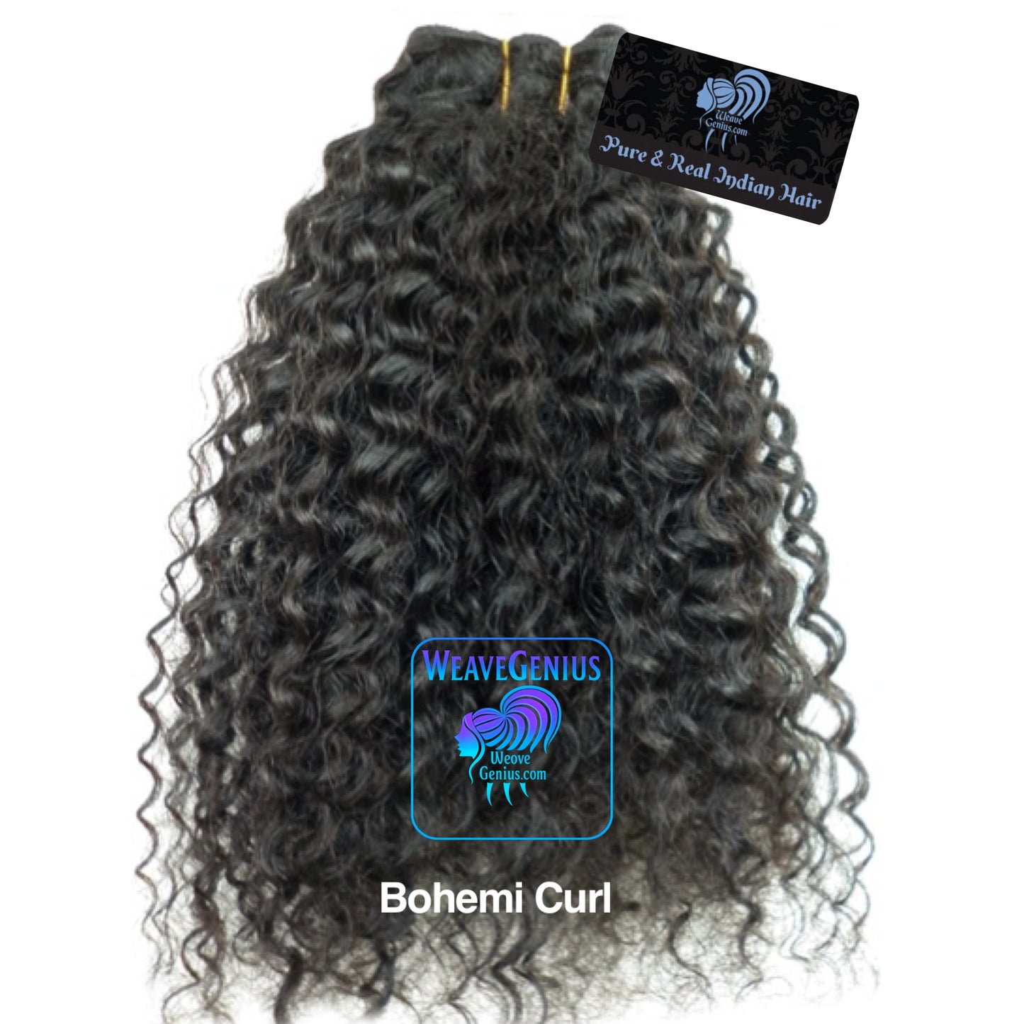 Bohemi Curl Indian Hair Bundle | Natural Black & Colored