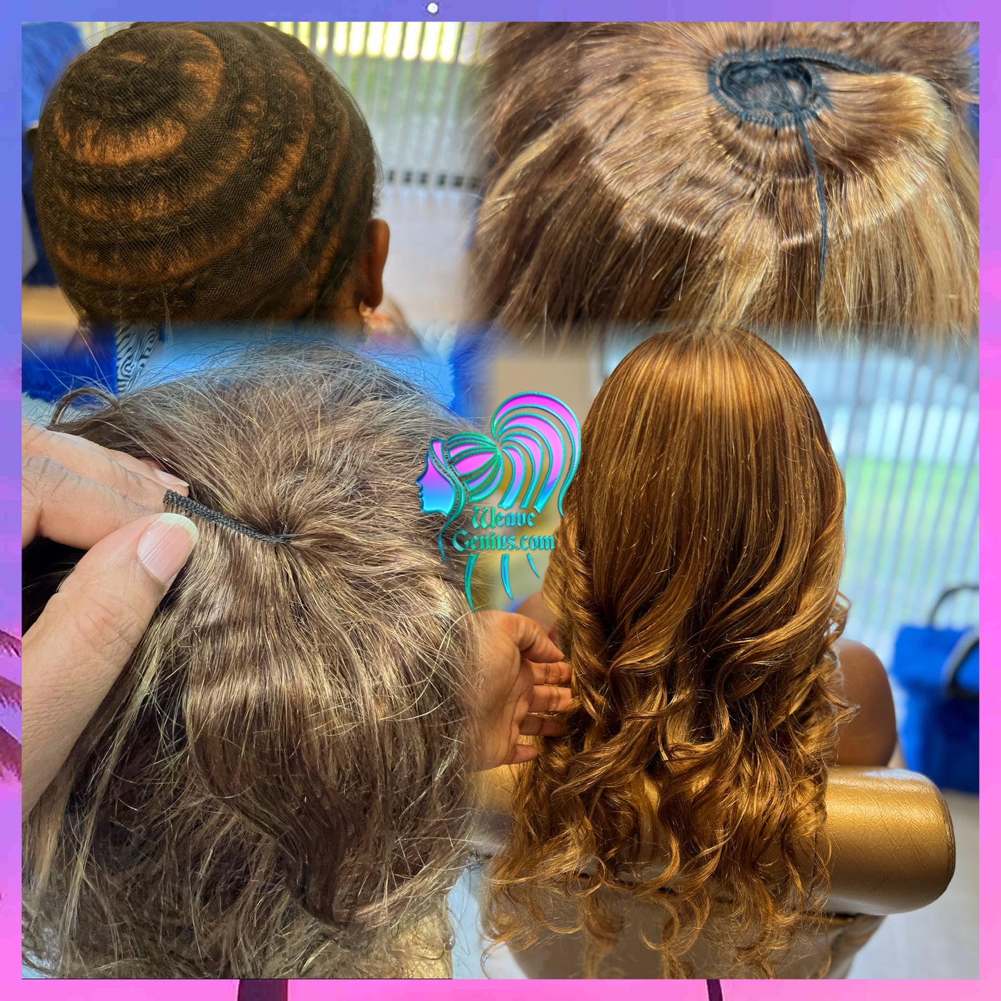 Custom Enclosed Sew-in (No Lace) Install | Stuart FL