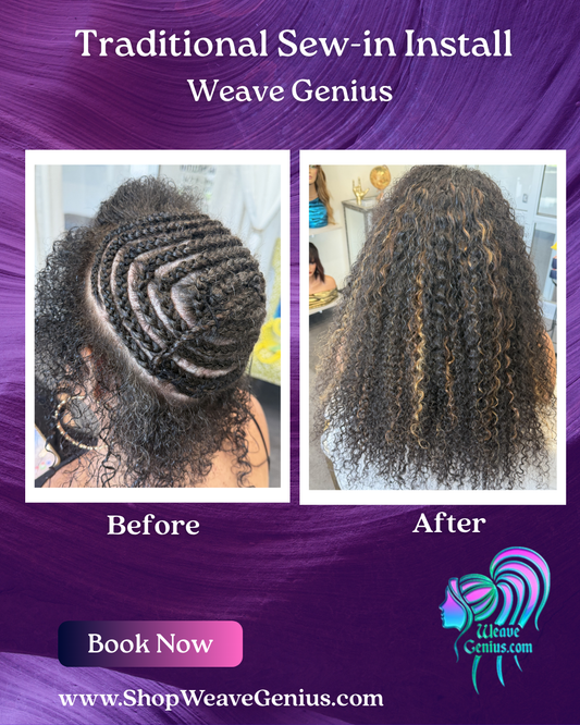 Traditional Sew-in or Versatile Sew-in Install | Stuart FL