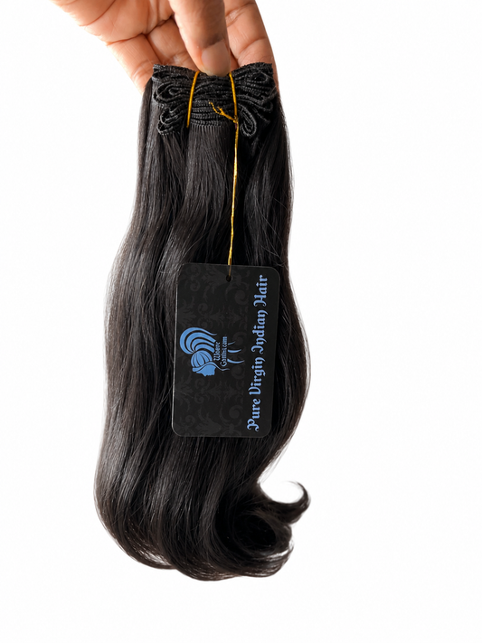 Bone Straight Remy Ultra Thin Weft Bundles | 28 Colors