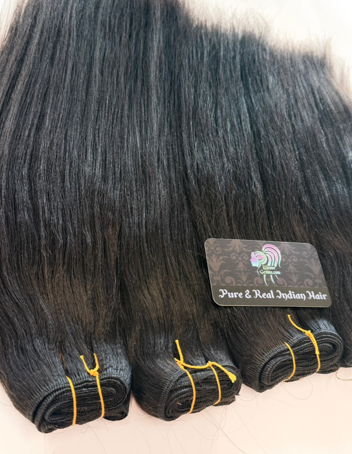 In Stock | Relaxed Yakiwave | Indian Hair Machine Weft Bundle | Natural Black