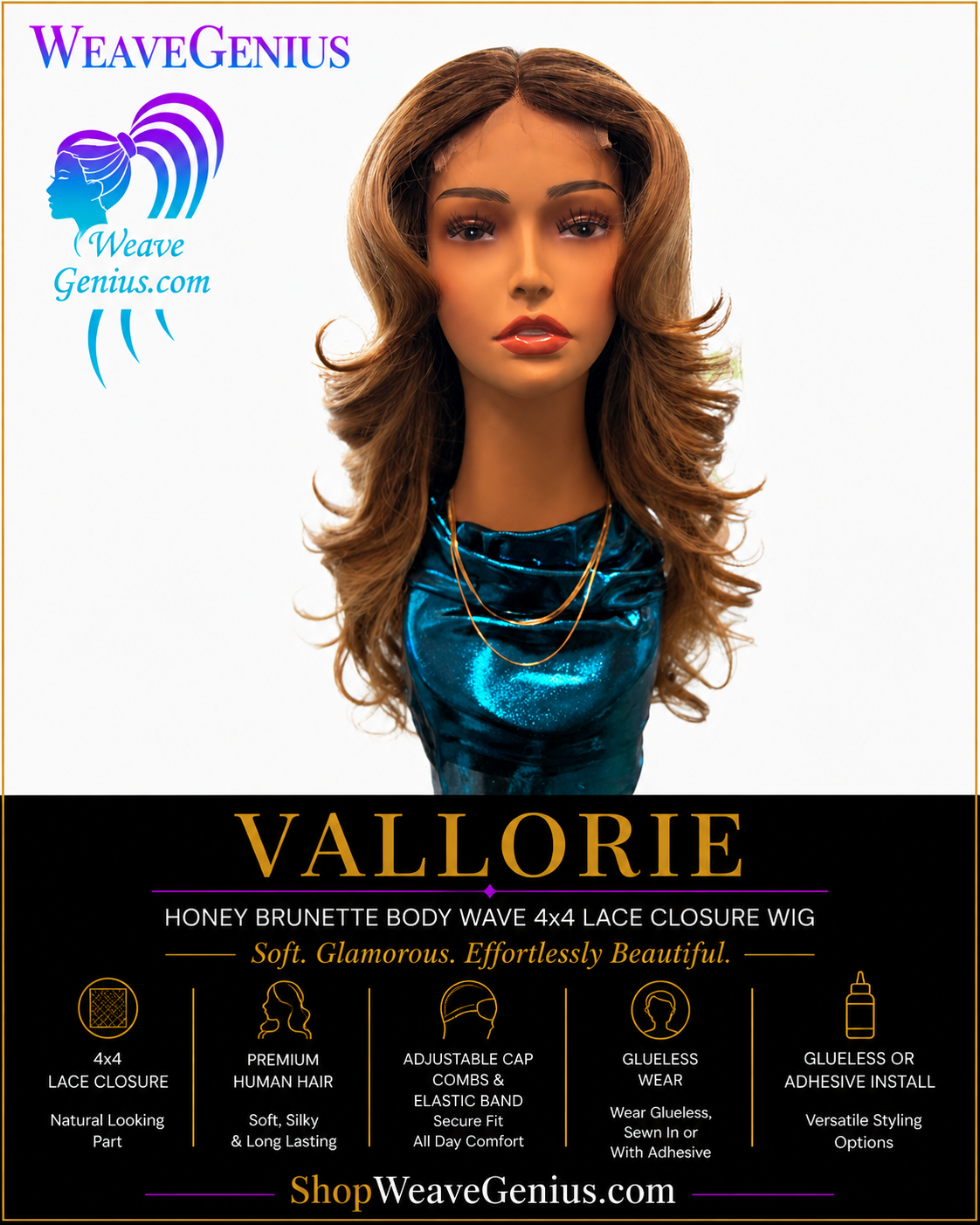 In Stock | 20" Lace Closure Wig – Rooted Beige Blonde Biolage