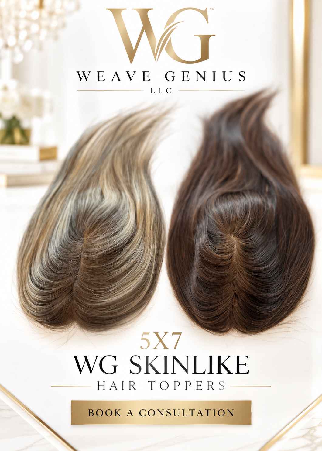 In Stock | WG RootIllusion™ Hair Topper | 5×7