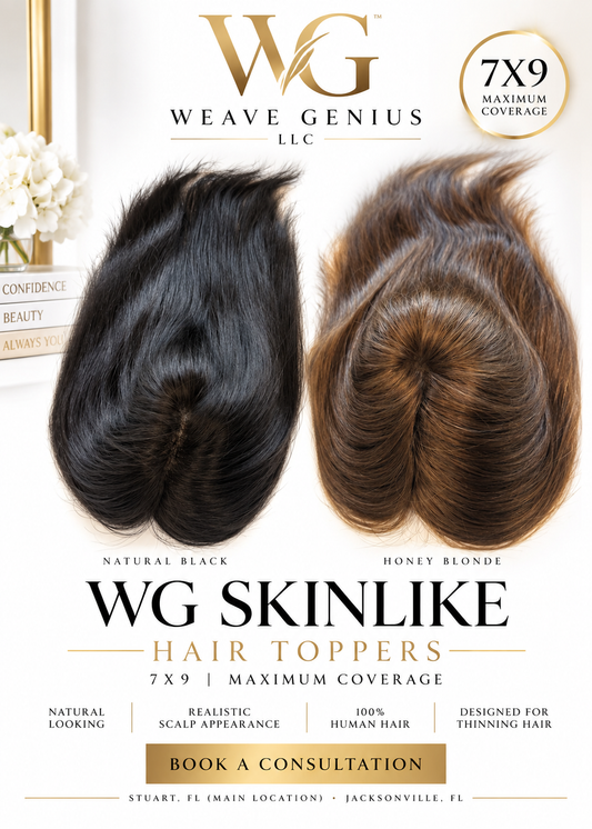 WG Skin-Like Hair Replacement System | 7×7 | 14"–15"