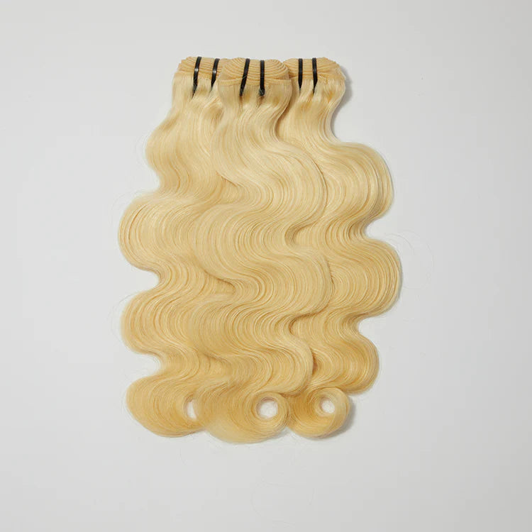 Body Wave Light Blonde #613 Brazilian 100% Virgin Hair Bundles 12-30''