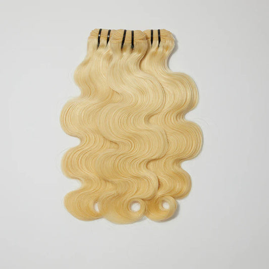 Body Wave Light Blonde #613 Brazilian 100% Virgin Hair Bundles 12-30''