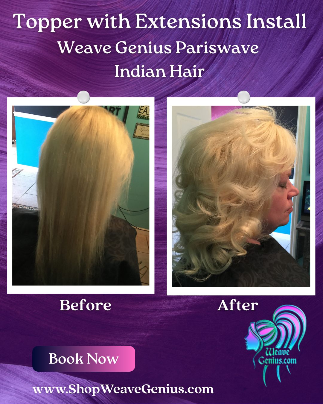 Beaded Topper Integration with Extensions | Jacksonville FL