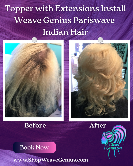 Hair Topper Sew-in or Clip-In Install | Jacksonville FL