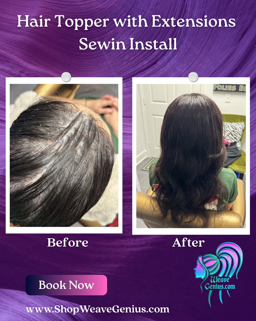 Beaded Topper Integration with Extensions | Jacksonville FL