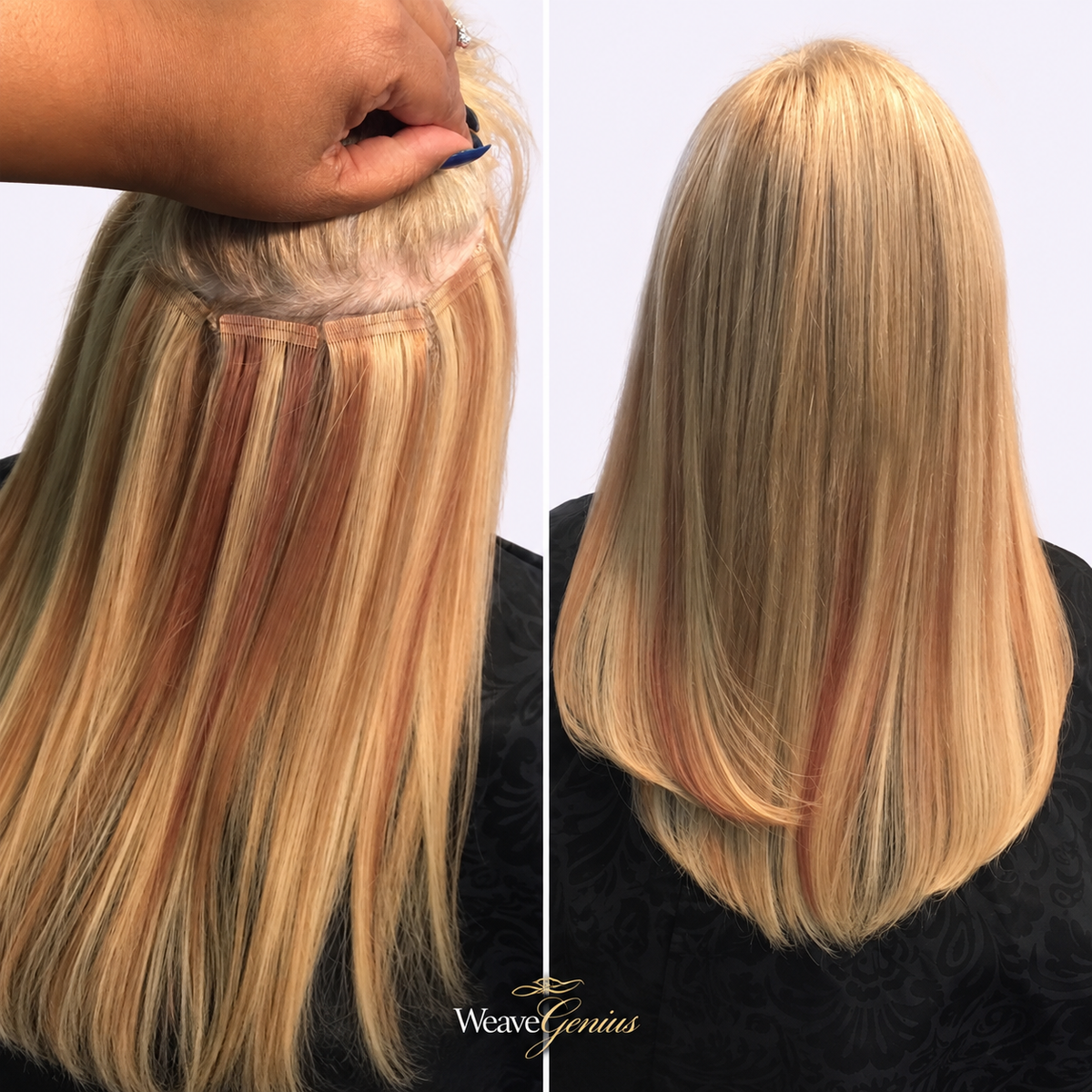 Weave Genius Hair Extensions & Sew-in Installation Gallery