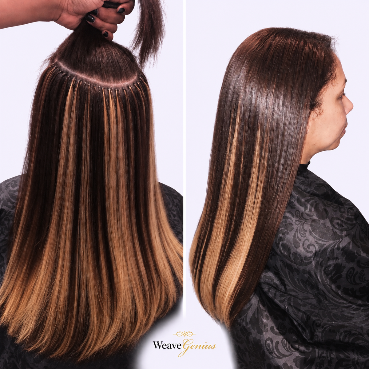 Weave Genius Hair Extensions & Sew-in Installation Gallery