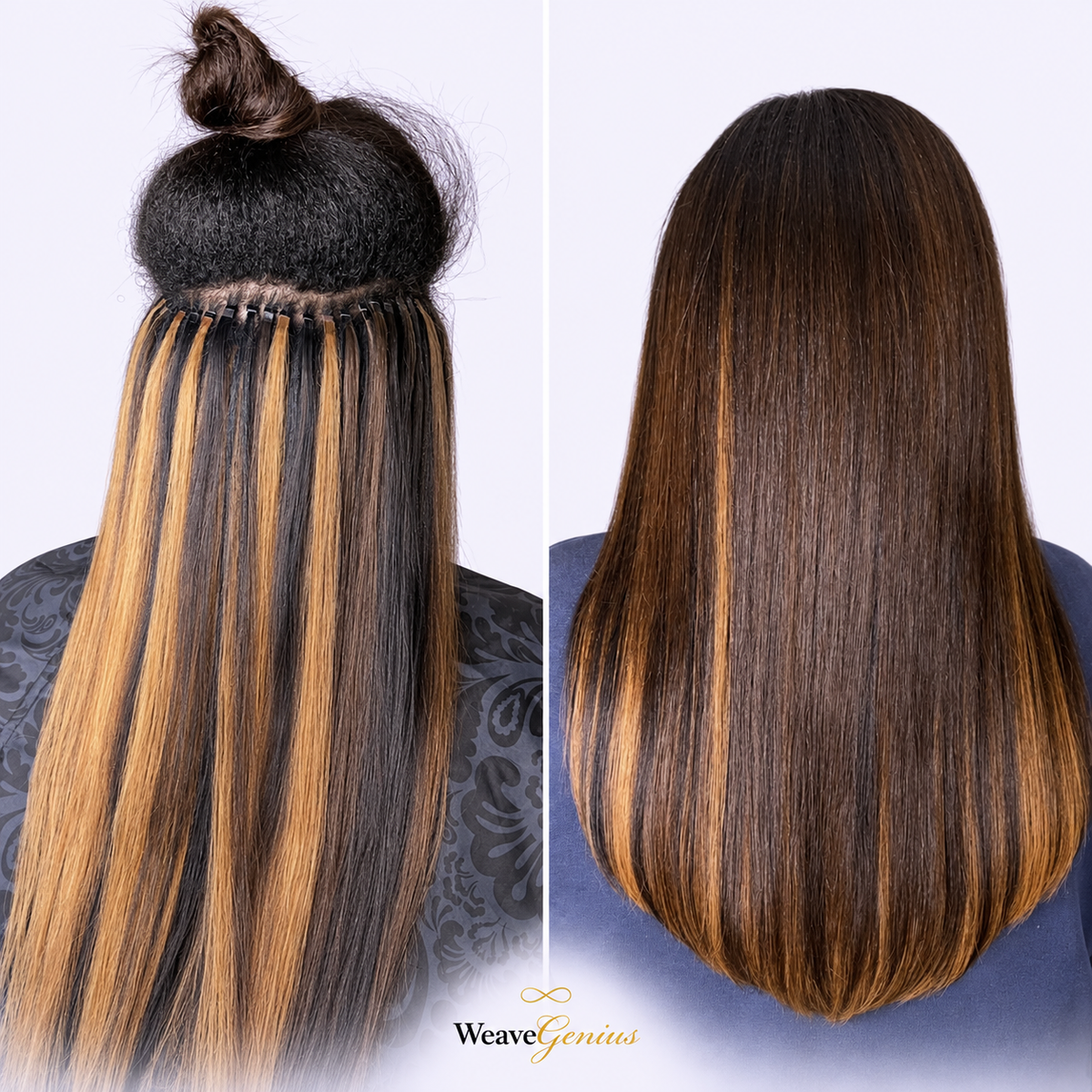 Weave Genius Hair Extensions & Sew-in Installation Gallery