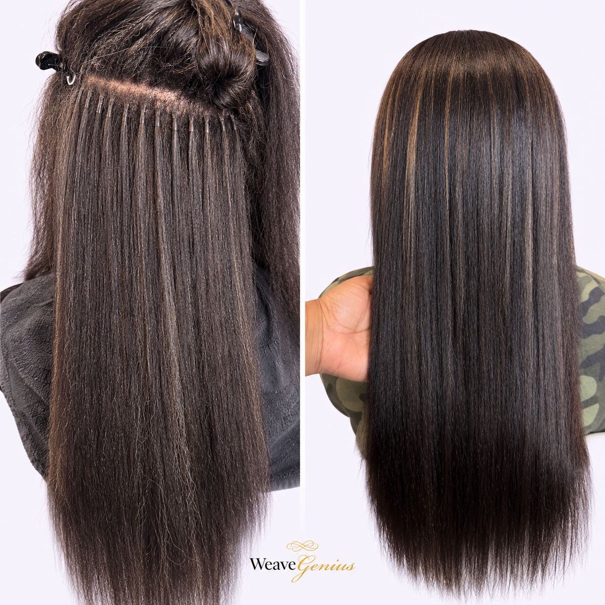 Weave Genius Hair Extensions & Sew-in Installation Gallery