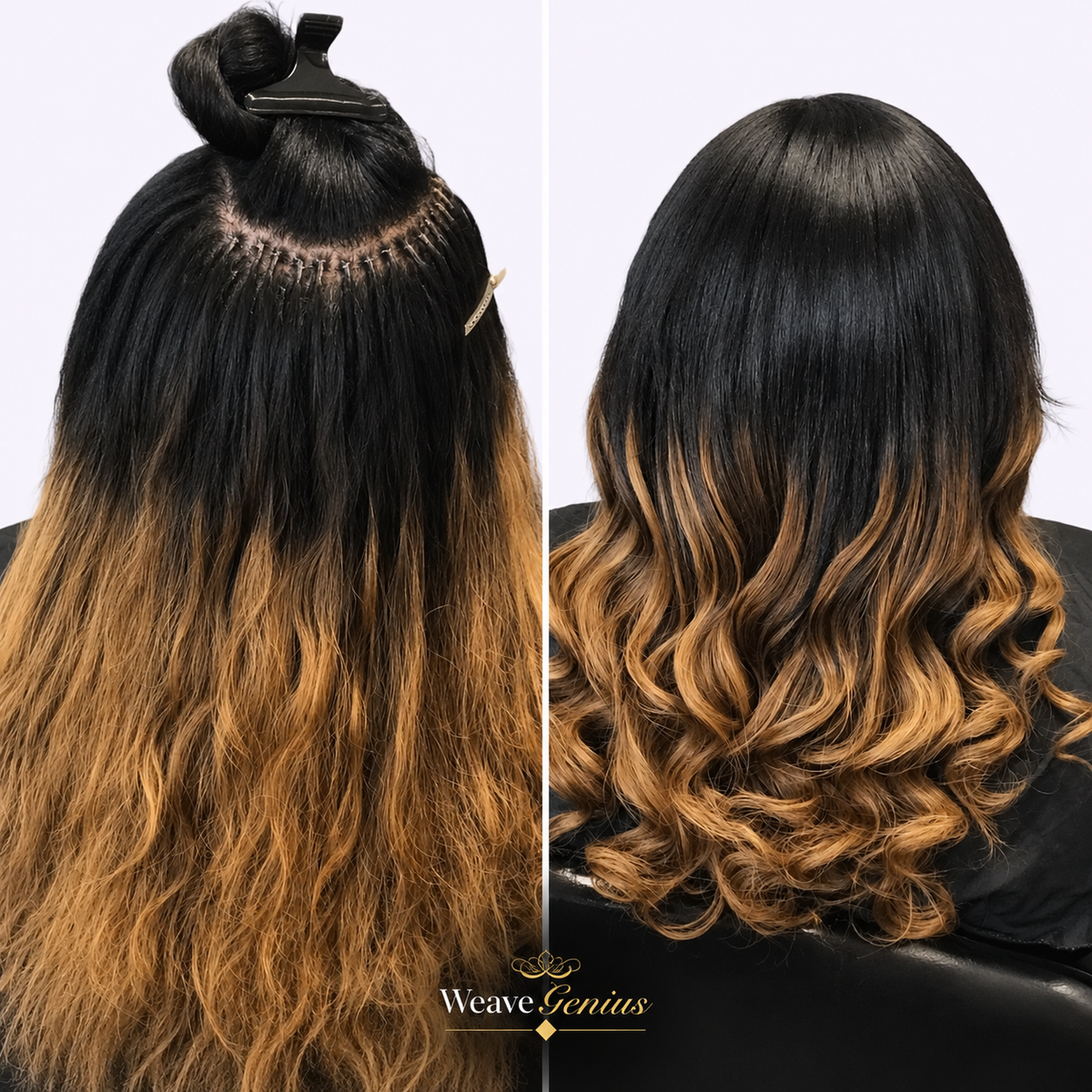 Weave Genius Hair Extensions & Sew-in Installation Gallery