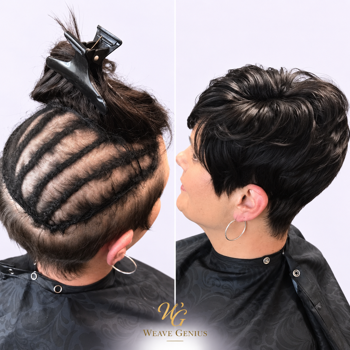 Weave Genius Hair Extensions & Sew-in Installation Gallery