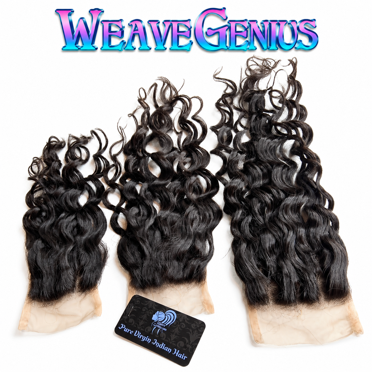 In Stock | Curly Ringlet | 4×4 Lace Closure | Natural Black