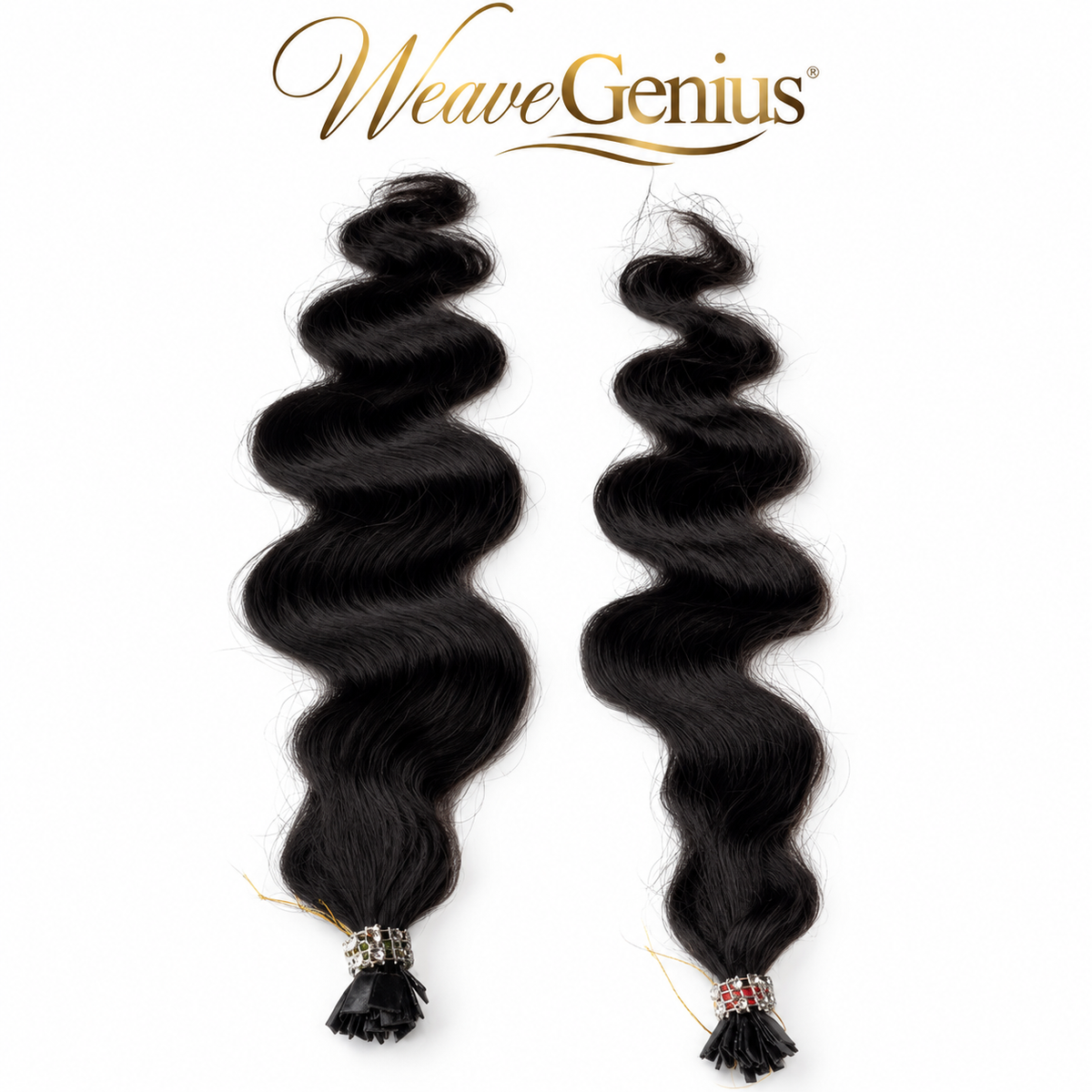 In Stock | Paris Bodywave | K-Tips & I-Tips | Natural Black or Blonde
