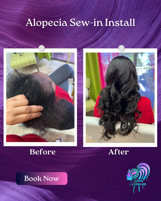 Alopecia Sew-in Install | Stuart FL