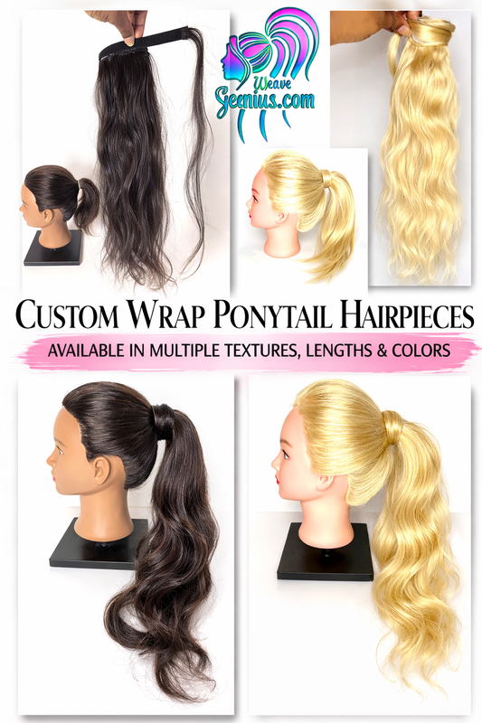 Custom Made Wrap Ponytail Hairpiece