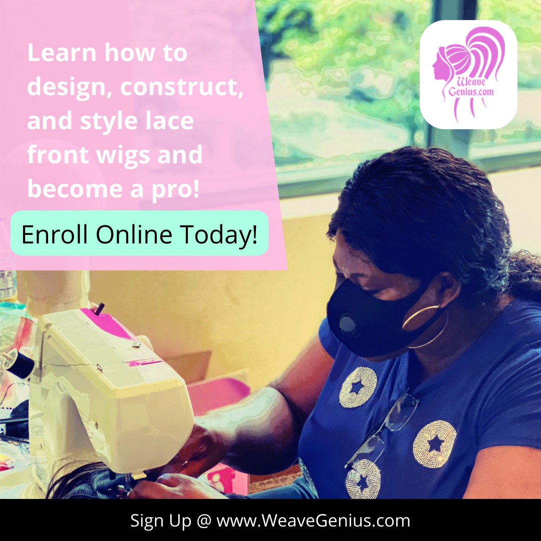 Lace Front Wig Making Sewing Machine Class | Online