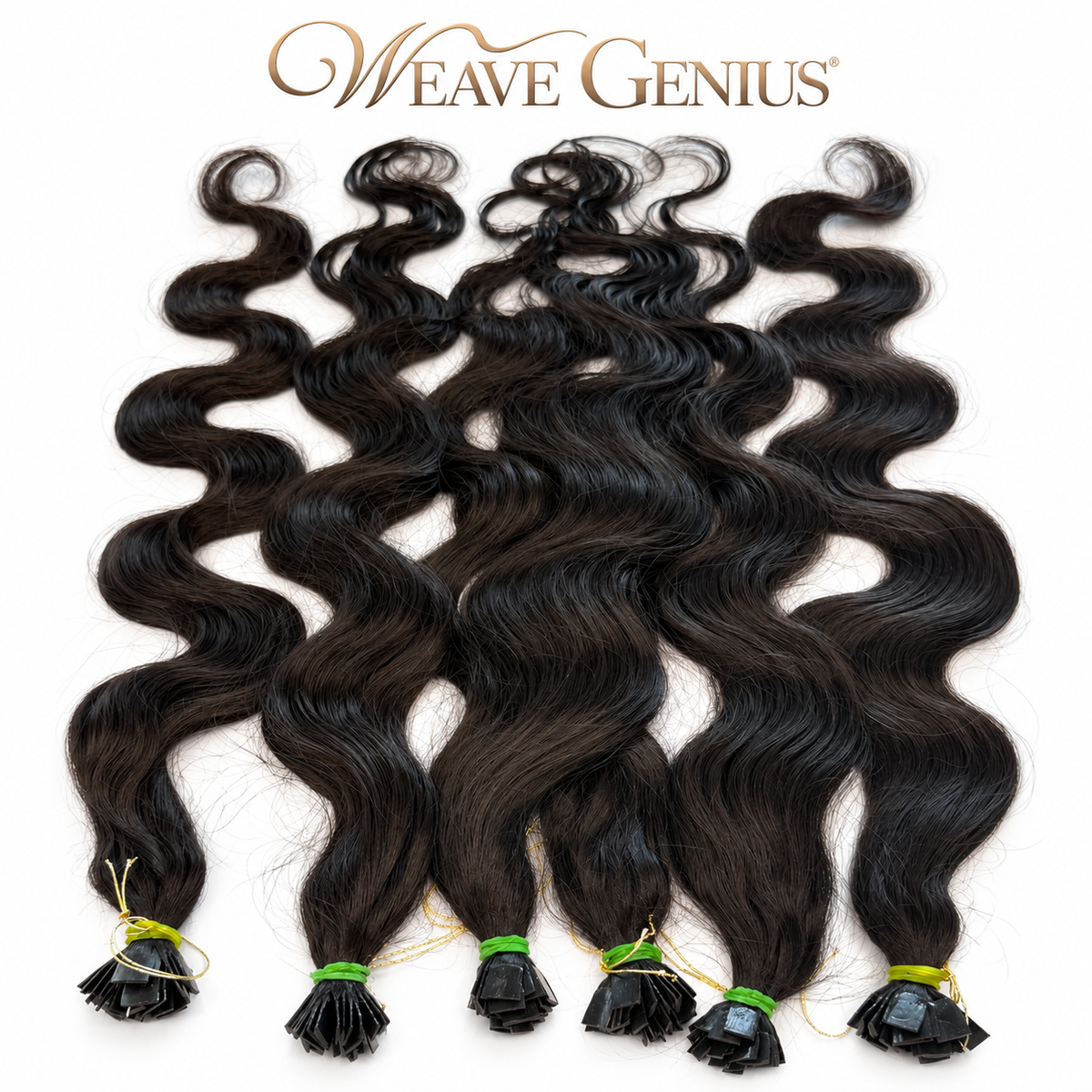 In Stock | Bone Straight | K-Tips & I-Tips | Natural Black or Blonde