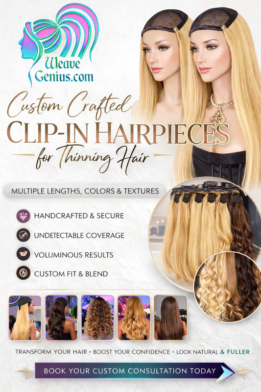 Custom Made Clip-in Hairpiece