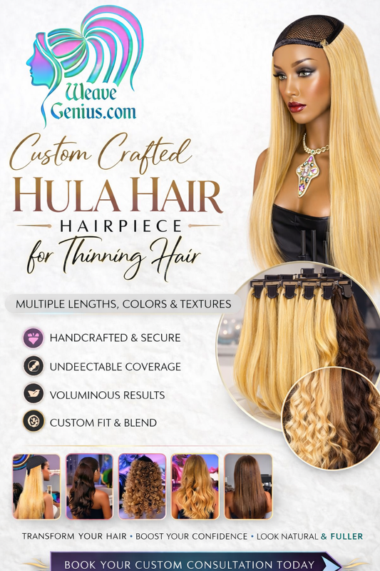 Custom Made Hula Hair Hairpiece