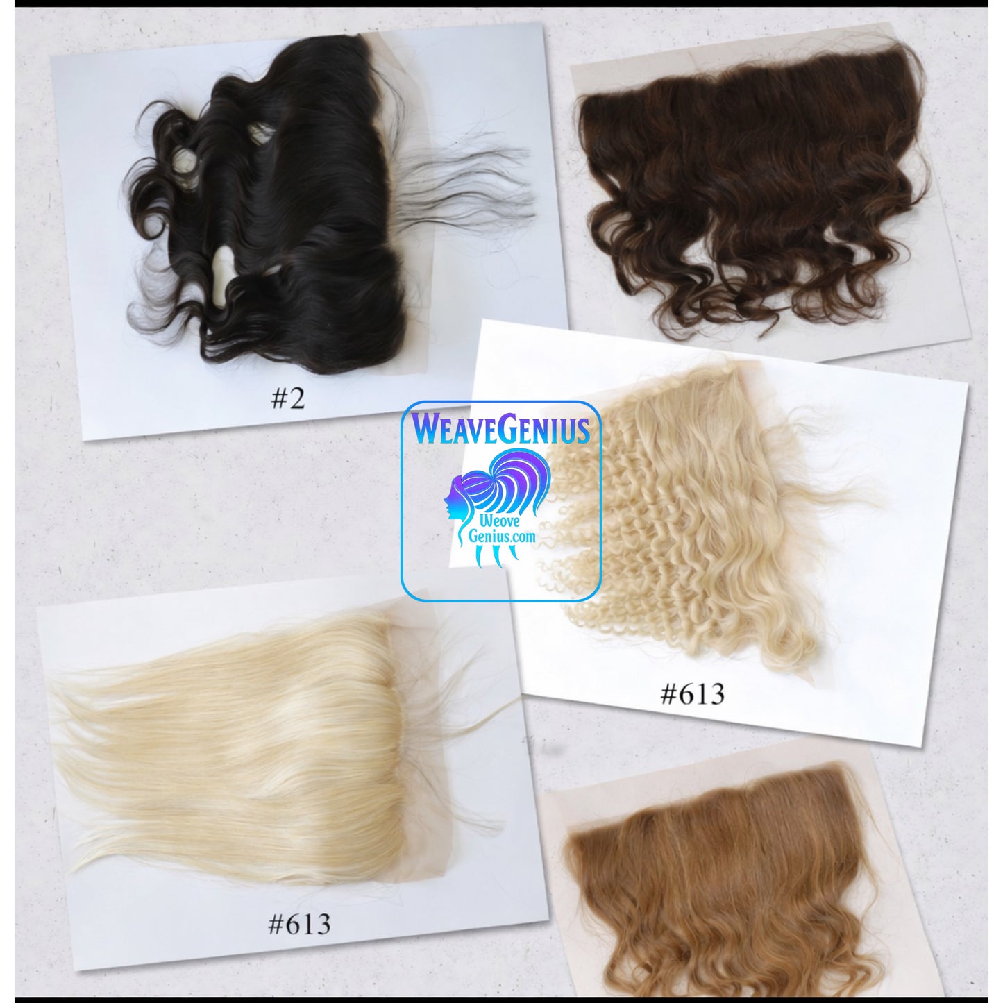 Natural Black & Colored ~ Premium Virgin Indian Hair 13x4 Lace Frontals