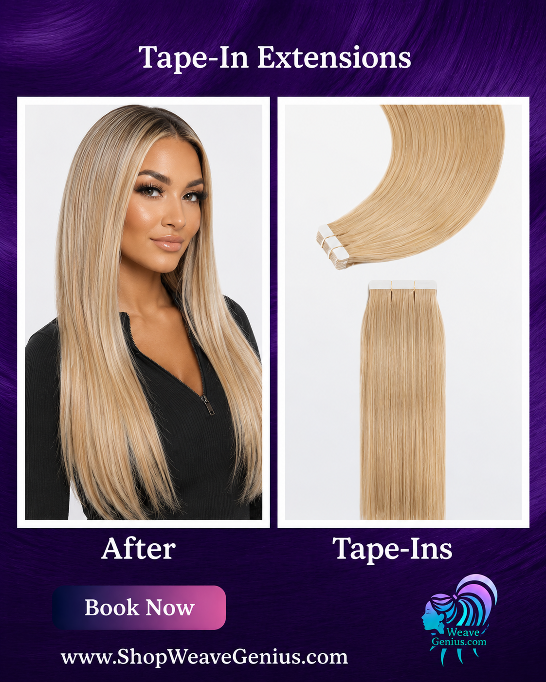 Tape-In Hair Extension Install | Stuart FL