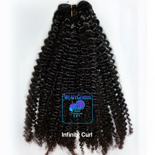 Natural Black & Colored ~ Infinity Curl Indian Hair Bundle